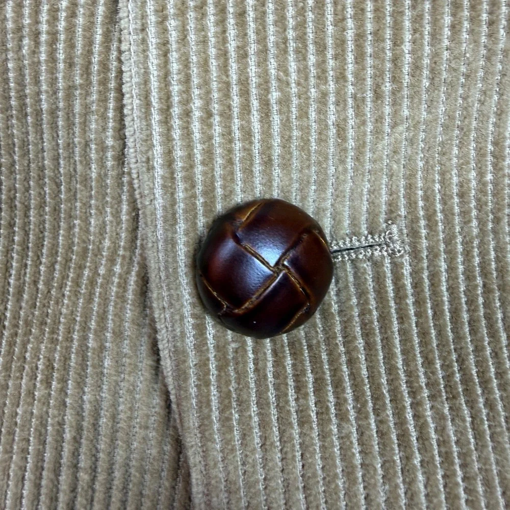 Roundtree & Yorke Corduroy Blazer Mens‎ 38R Tan Good Elbow Patches